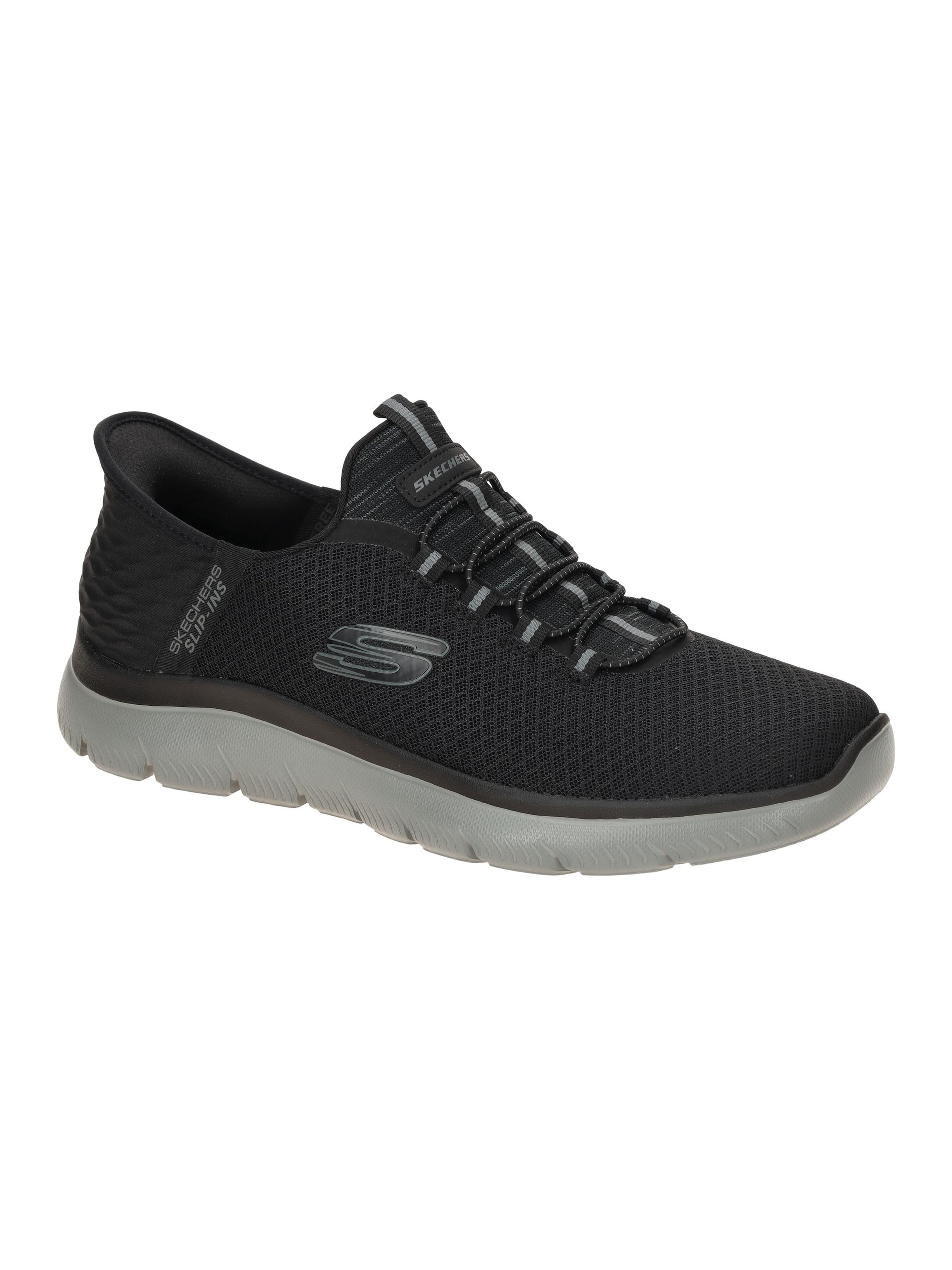 SKECHERS Hausschuh‌‌ in Schwarz: Vorderseite