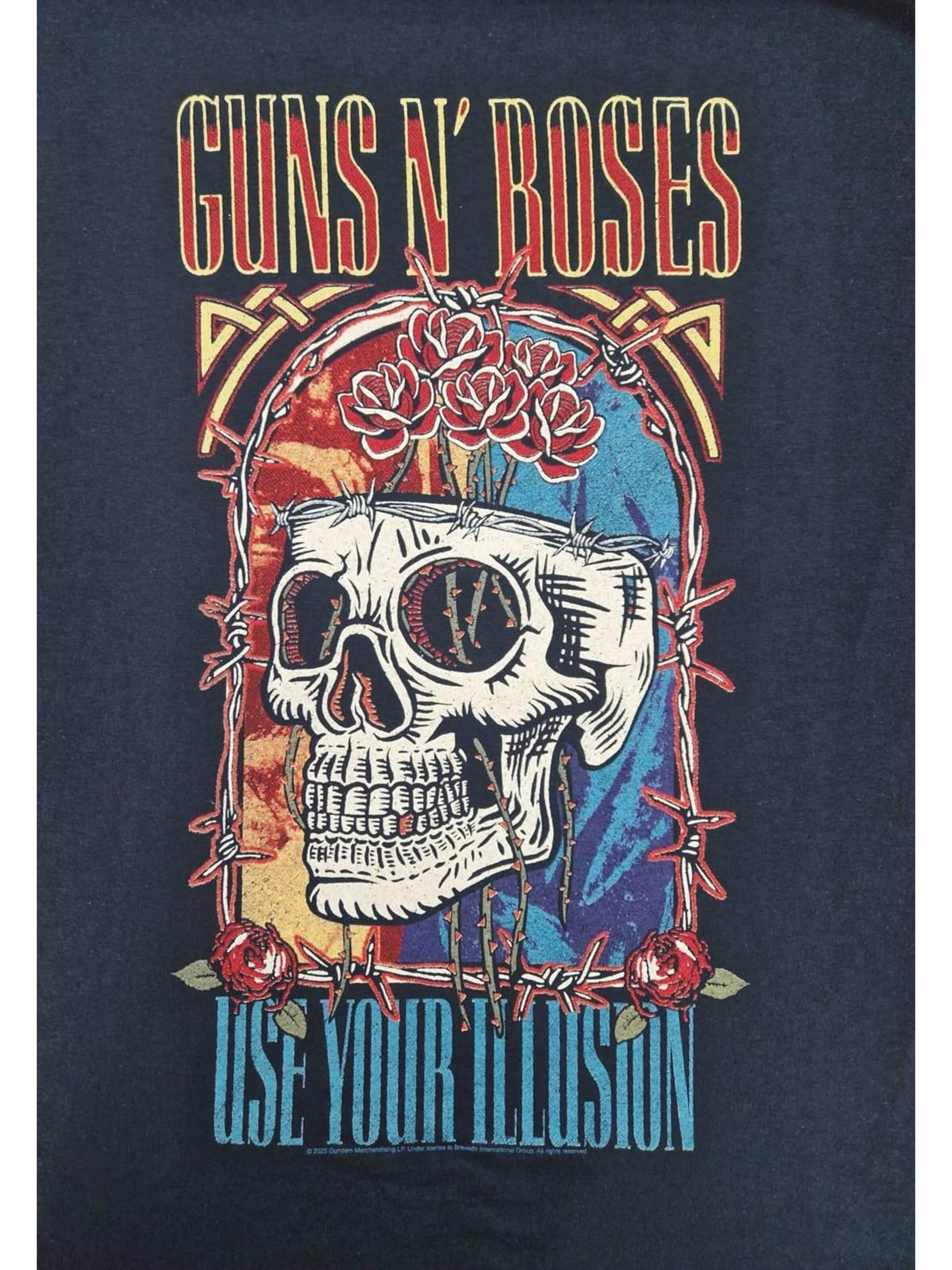 T-Shirt 'Guns N´ Roses Use your Illution Skull T-Shirt' GUNS N' ROSES en noir