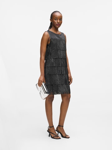 Karl Lagerfeld Pisemska torbica 'Ikon' | srebrna barva