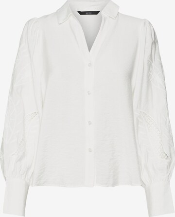 VERO MODA Blouse 'OSLA' in Wit: voorkant