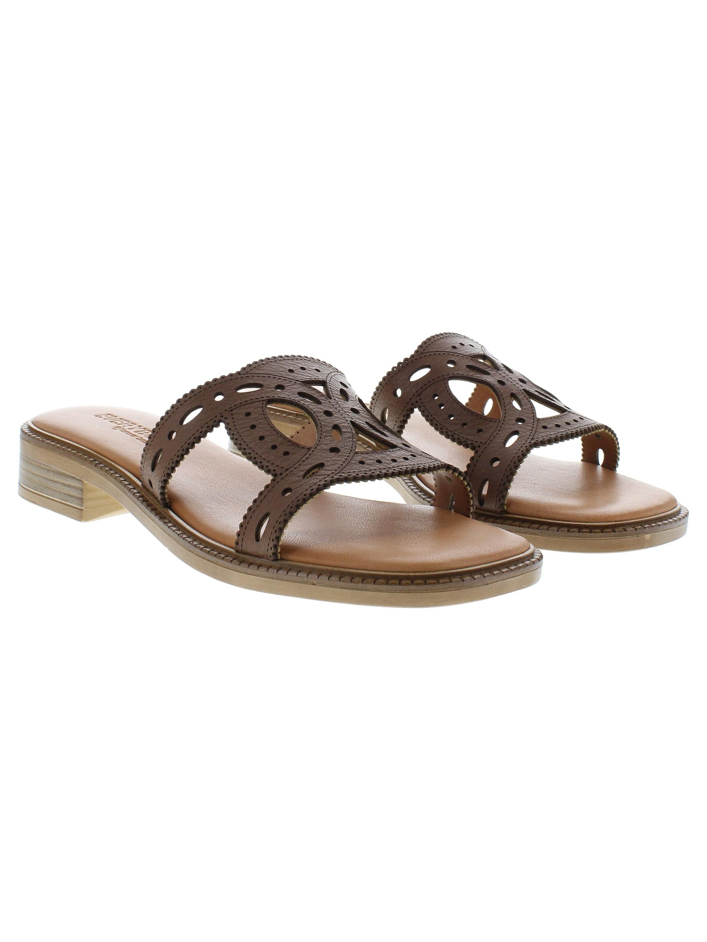 Everybody Sandals 'VIVIANA - Lasercut' in Brown