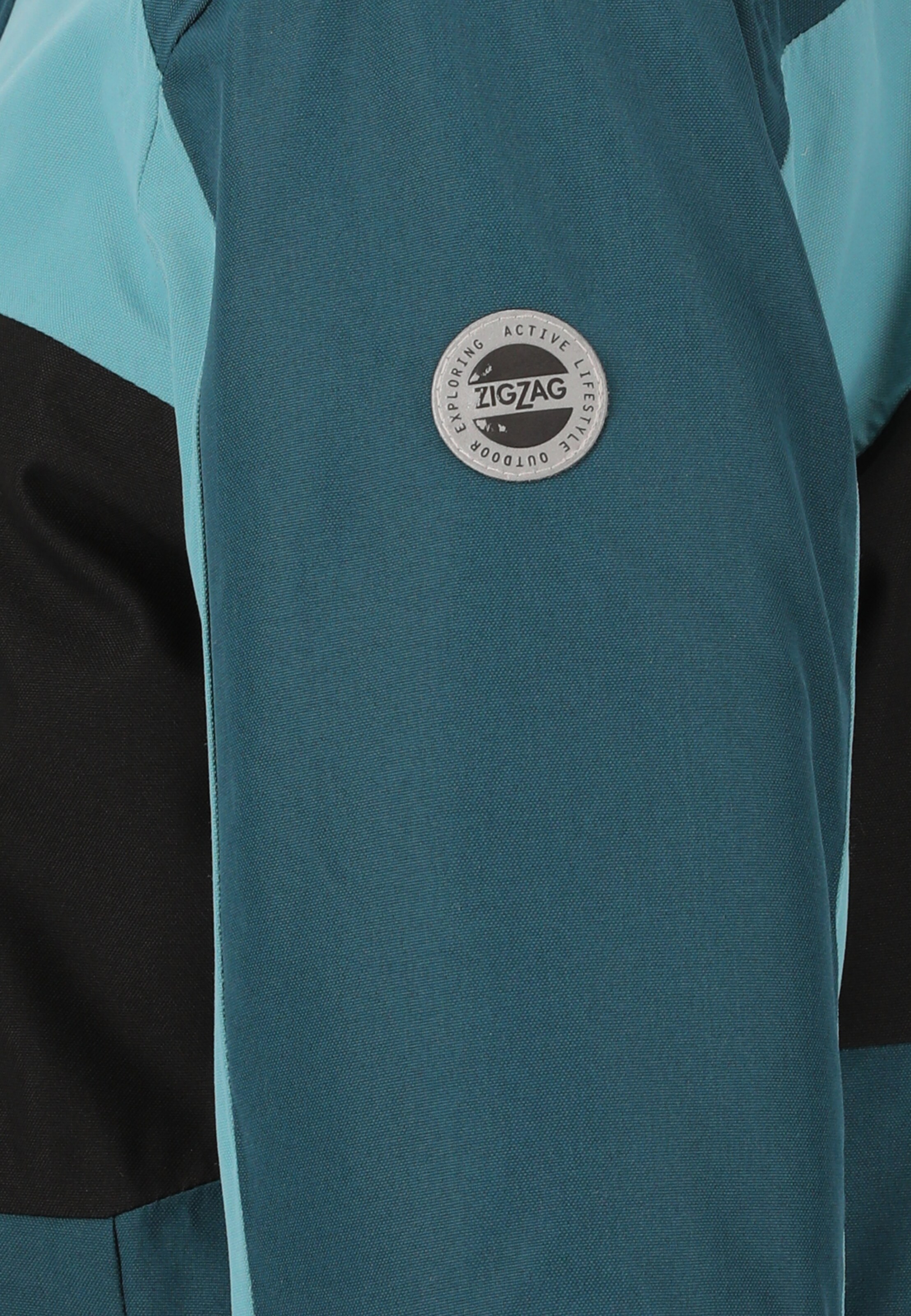 ZigZag Winter Jacket in Blue