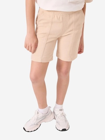 Tommy Life Broek 'TOMMY Shorts aus Jersey in normaler Passform' in Beige: voorkant