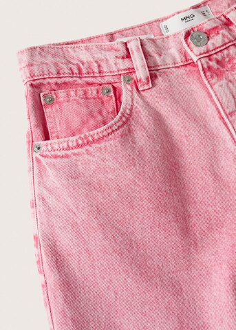 MANGO Regular Jeans in Roze