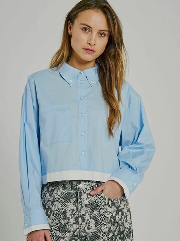 NORR Shirt ' Cest ' in Blau: Vorderseite