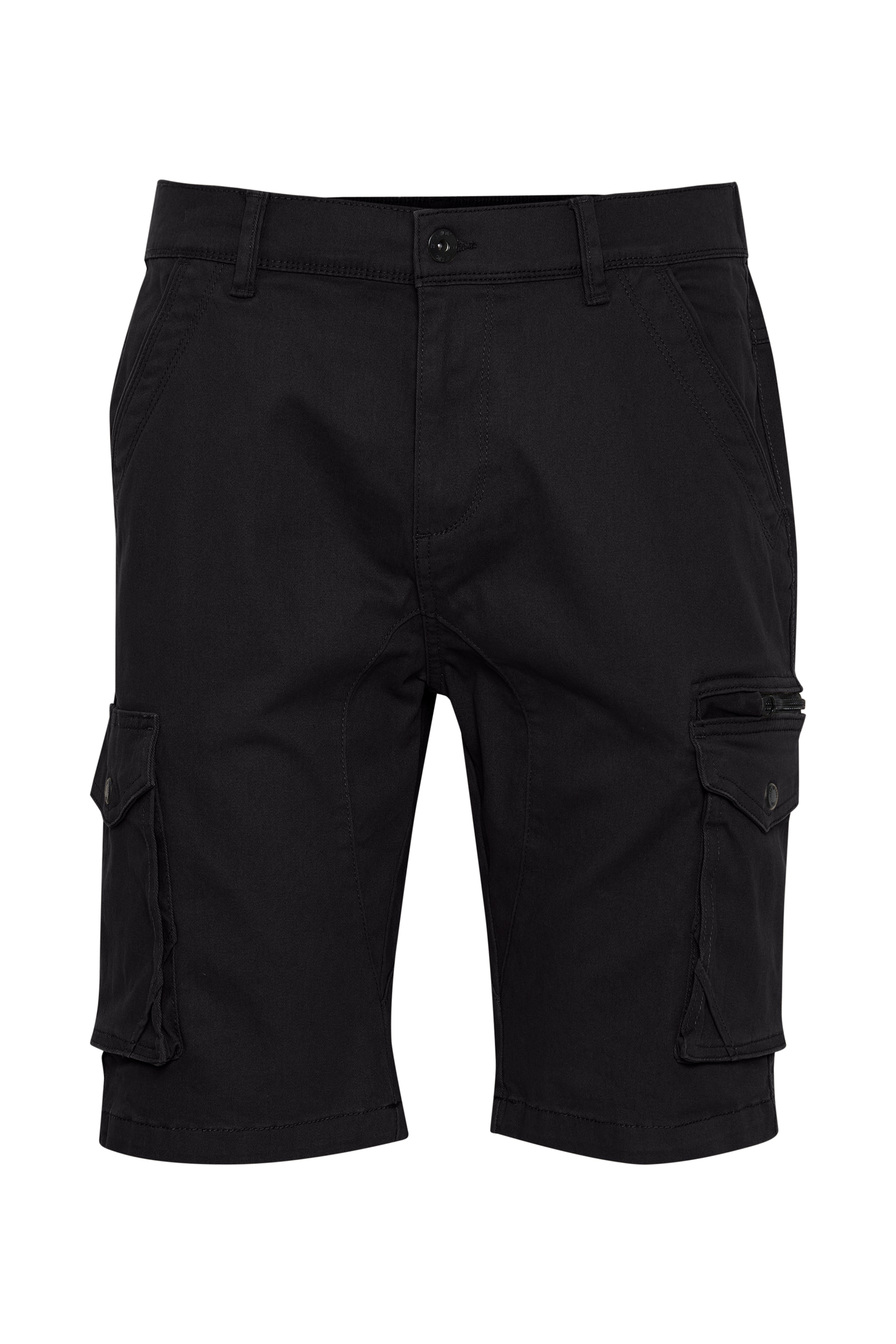 INDICODE JEANS Cargo trousers 'Ronjo' in Black: front