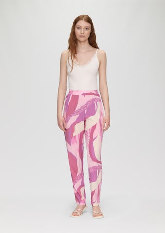Regular Pantalon QS en rose