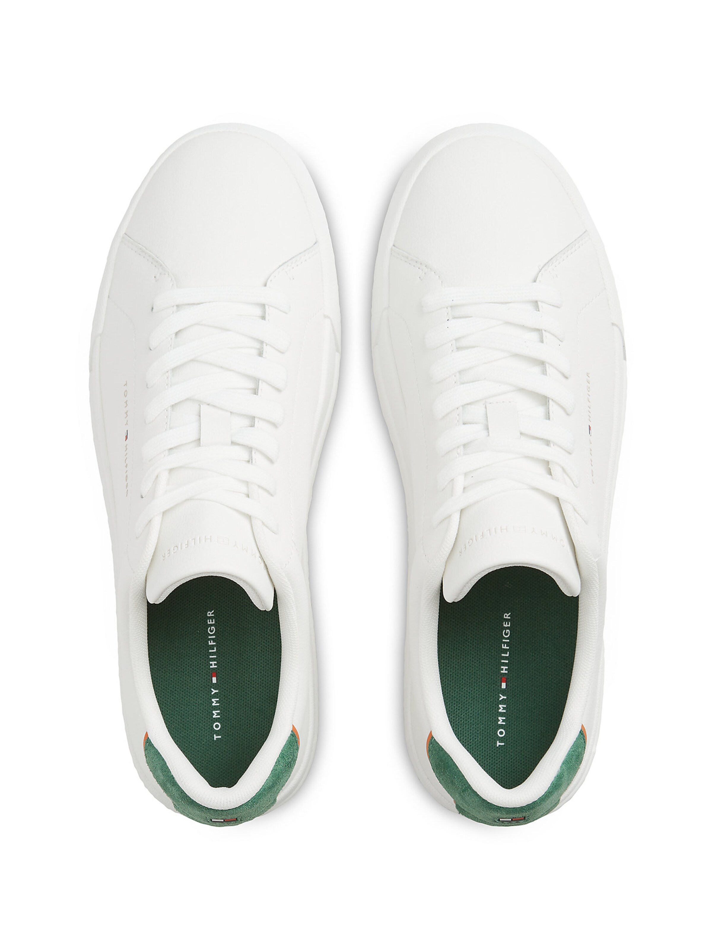 Baskets basses 'Court Ess' TOMMY HILFIGER en blanc