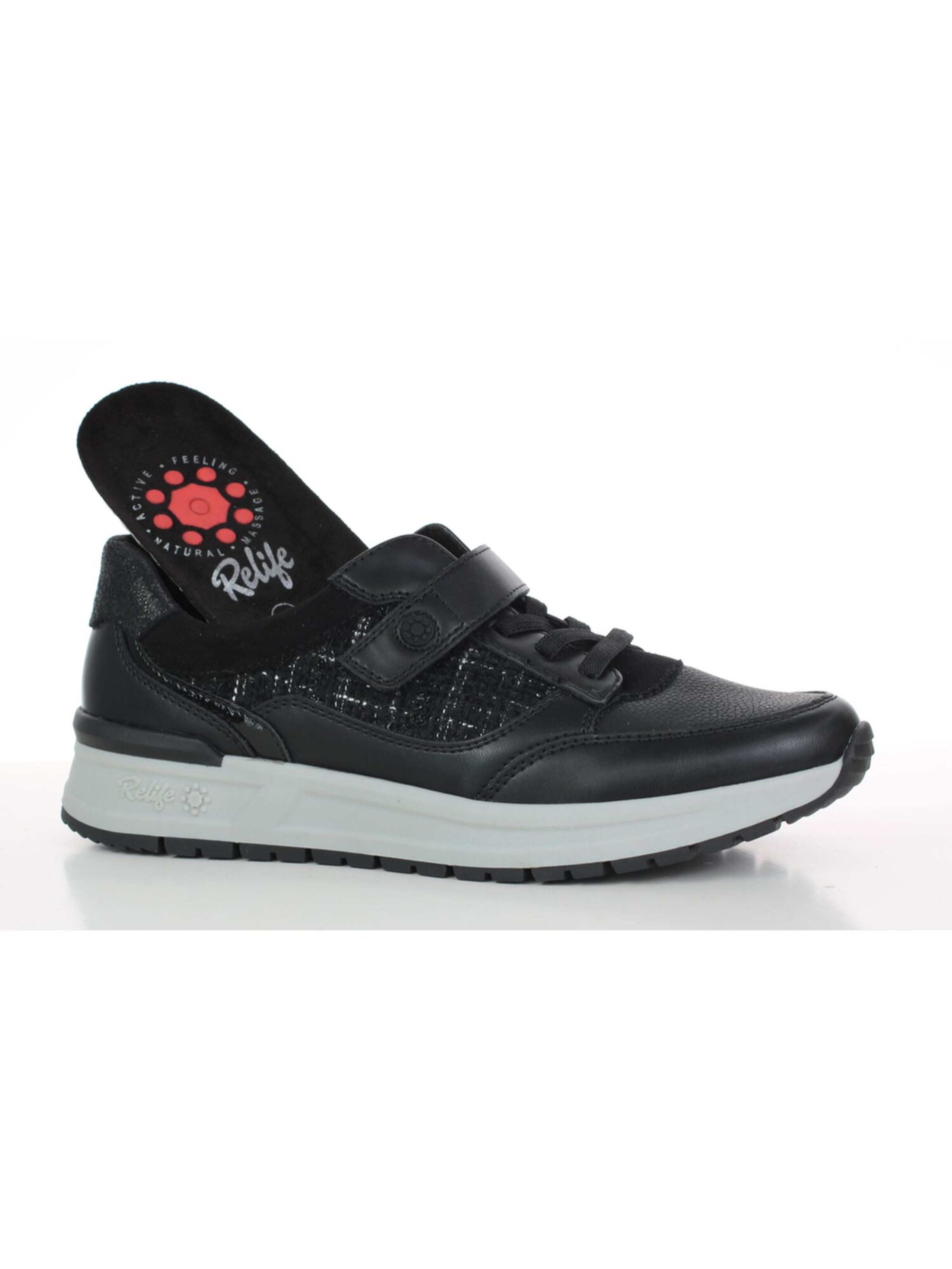 Relife Platform trainers in Black