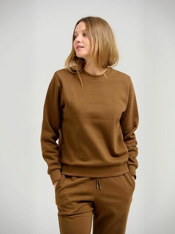 Pullover ' Crewneck ' di TEESHOPPEN in marrone