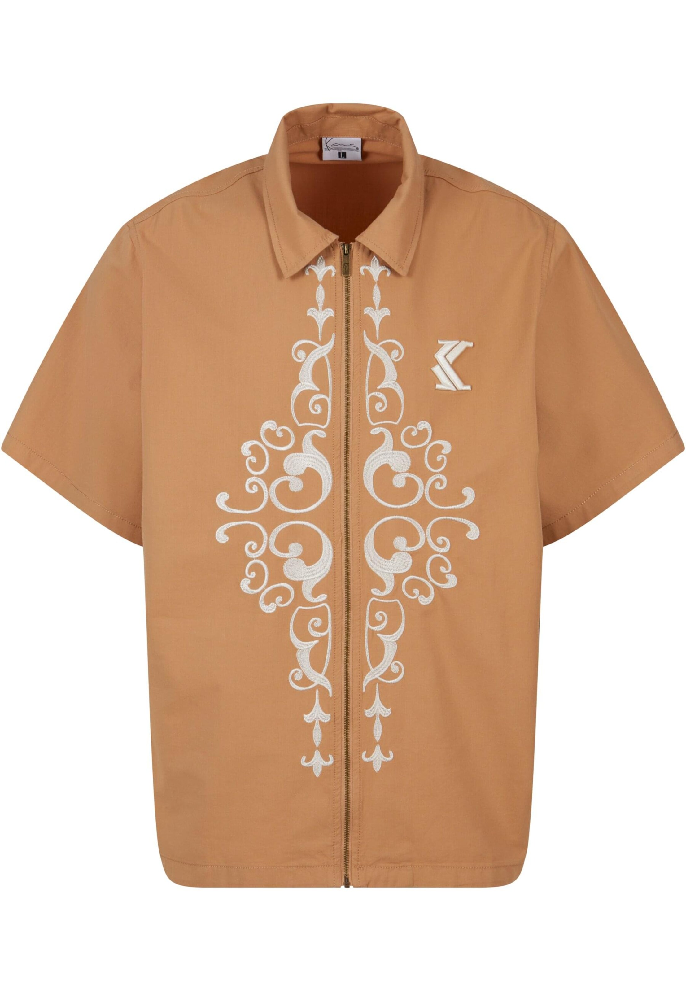 bēšs Karl Kani Komforta piegriezums Krekls: no priekšpuses