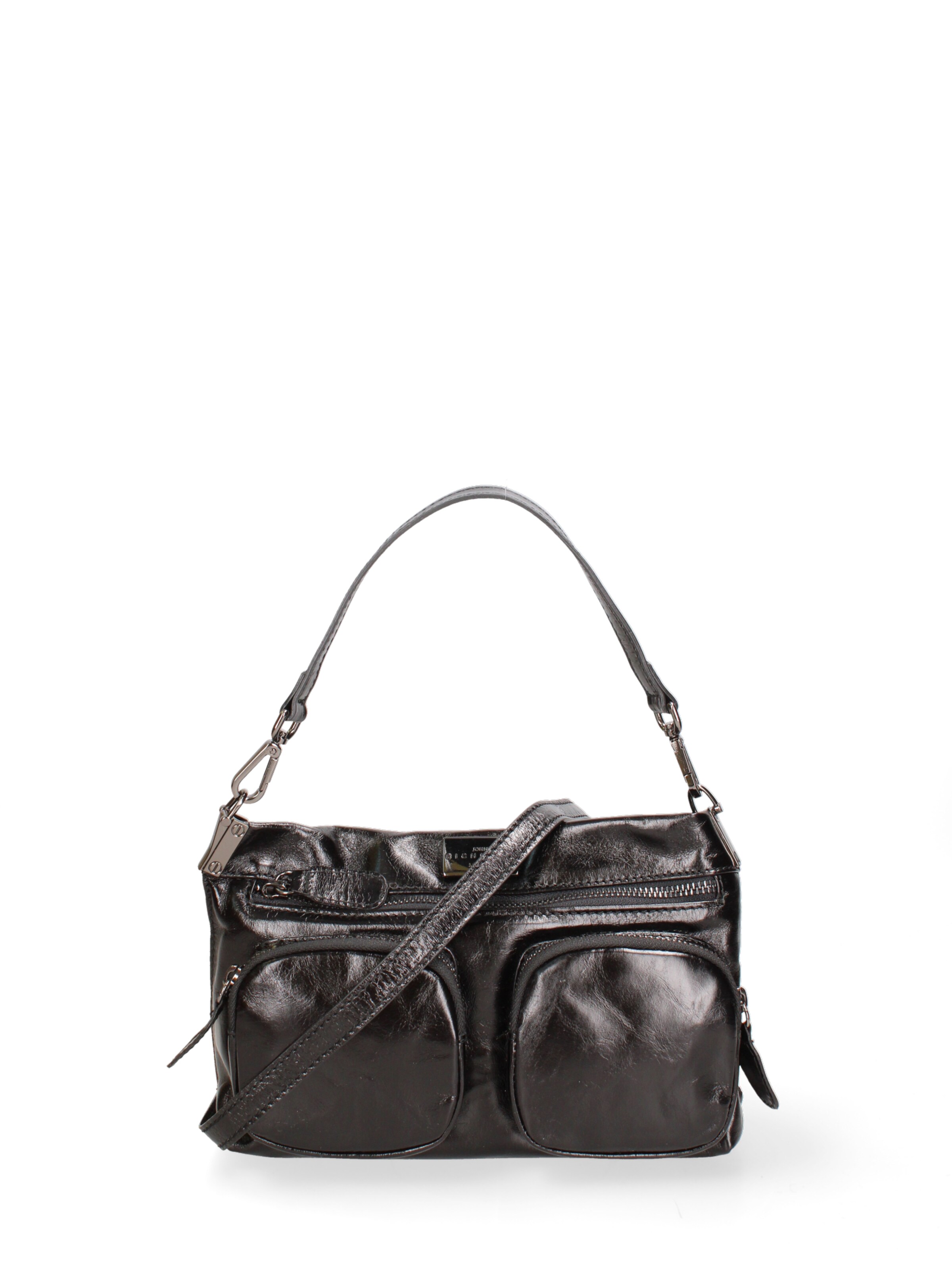 Borsa a spalla di John Richmond in nero