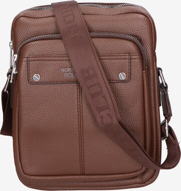 Northampton Polo Club Crossbody Bag in Brown: front