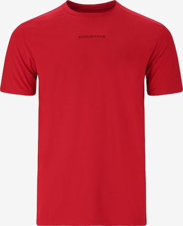 ENDURANCE Performance shirt 'Loker' in Red: front