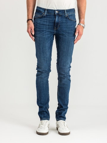 MUSTANG Skinny Farmer 'Mustang Frisco Skinny Denim Blue 1015049 5000 883' - kék: elől