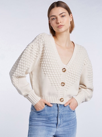 SET Knit Cardigan in White: front