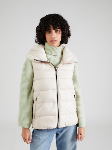 ESPRIT Bodywarmer in Beige: voorkant