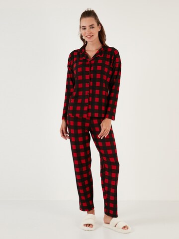 LELA Pyjama in Rot