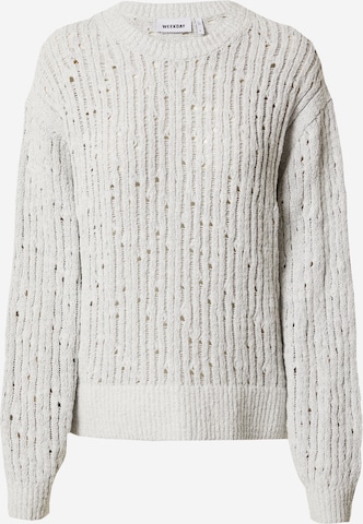 WEEKDAY Pullover in Grau: predná strana