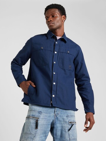 BLEND Regular Fit Hemd 'Ambitious' in Blau: predná strana