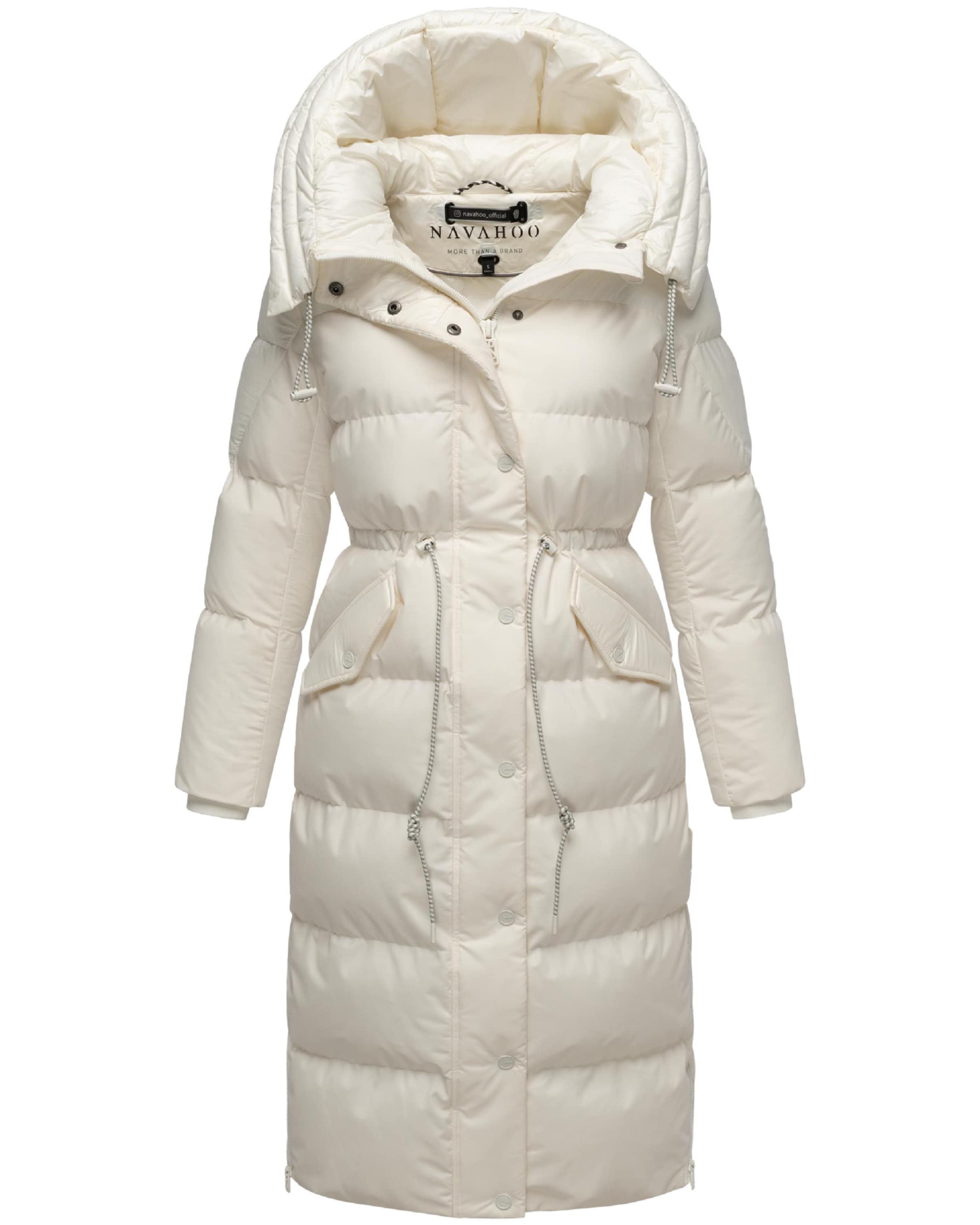 Cappotto invernale 'Knusperherz 14' di NAVAHOO in bianco