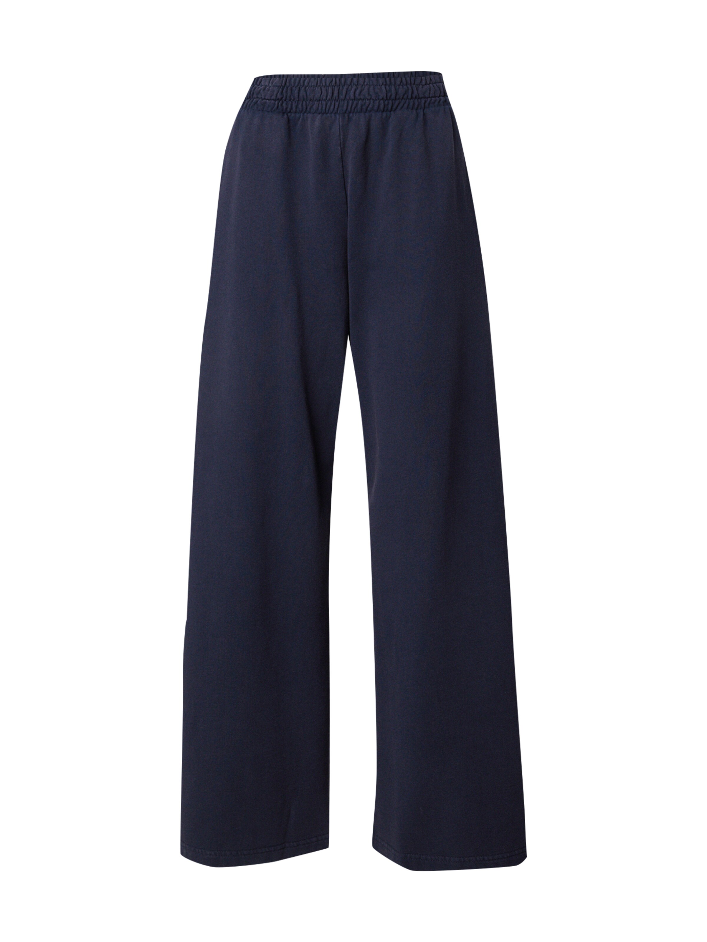 WEEKDAY Wide Leg Hose in Blau: Vorderseite