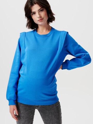 Supermom Sweatshirt 'Buckley' in Blue: front