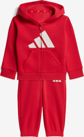 raudona ADIDAS SPORTSWEAR Treniruočių kostiumas: priekis