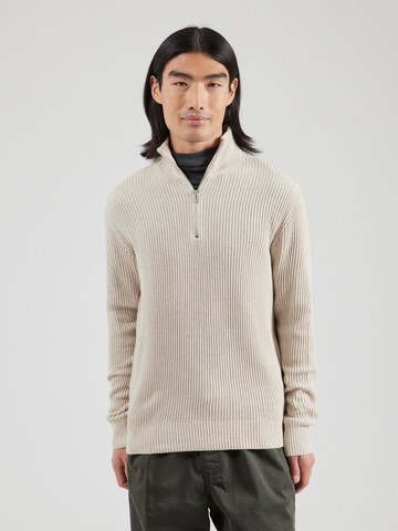 Pull-over 'BLALIAM' Jack & Jones Premium en gris : devant