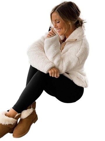 KoJooin Slimfit Legginsy 'Damen Thermo-Leggings mit hohem Bund, weichem Futter und sportlichem Design' w kolorze czarny