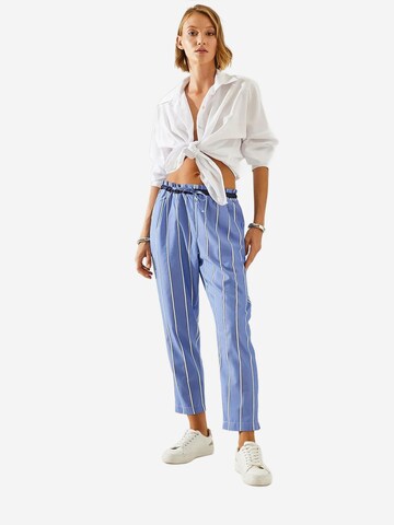 Regular Pantalon Bianco Lucci en bleu