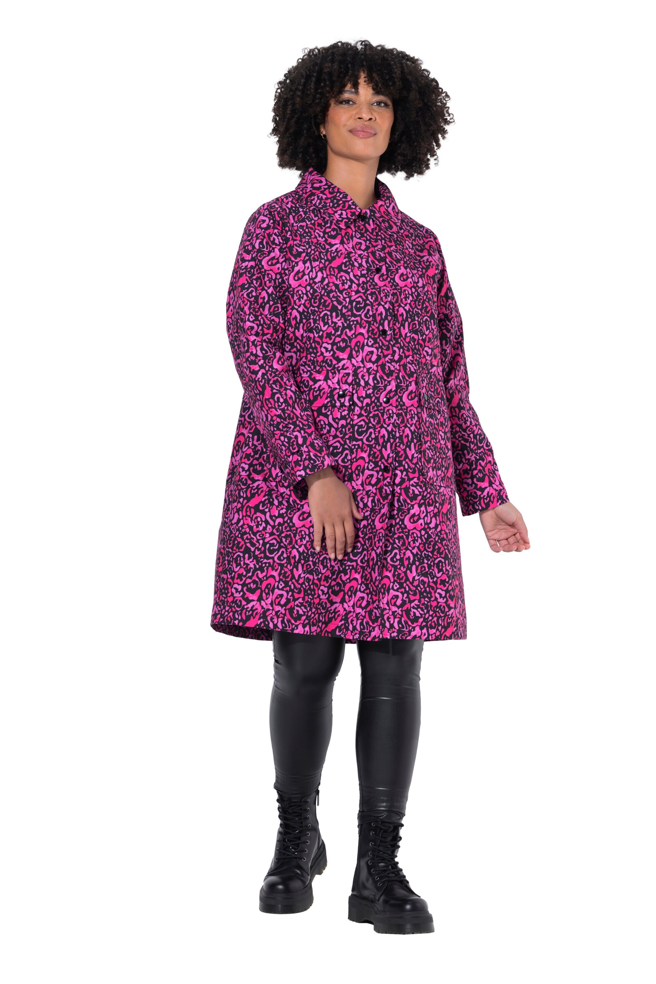 Angel of Style Tussenmantel in Roze: voorkant