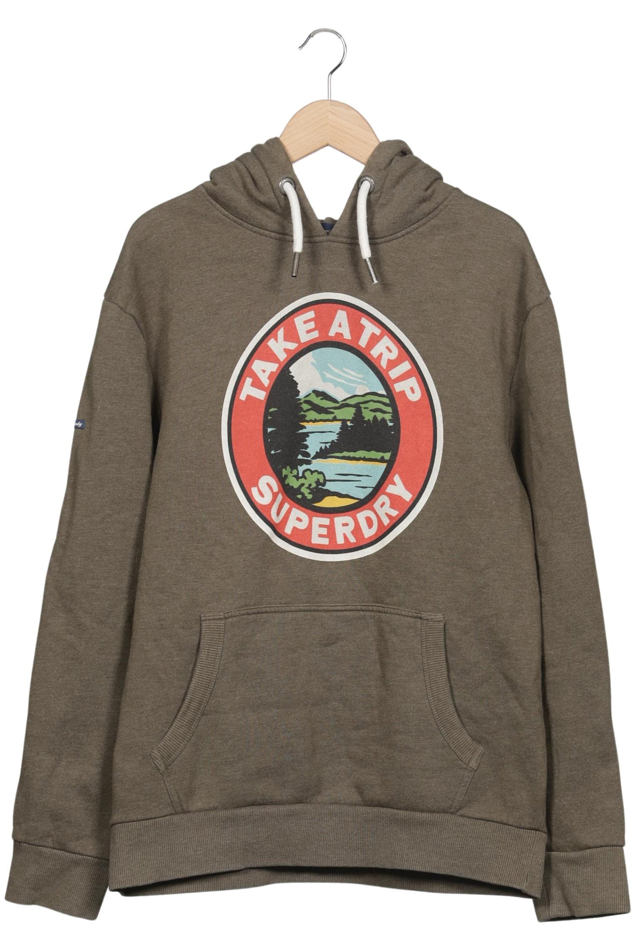 Superdry & Co Kapuzenpullover XXL in Grün: Vorderseite
