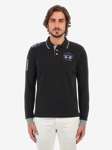 T-Shirt 'Wolfe' La Martina en noir : devant