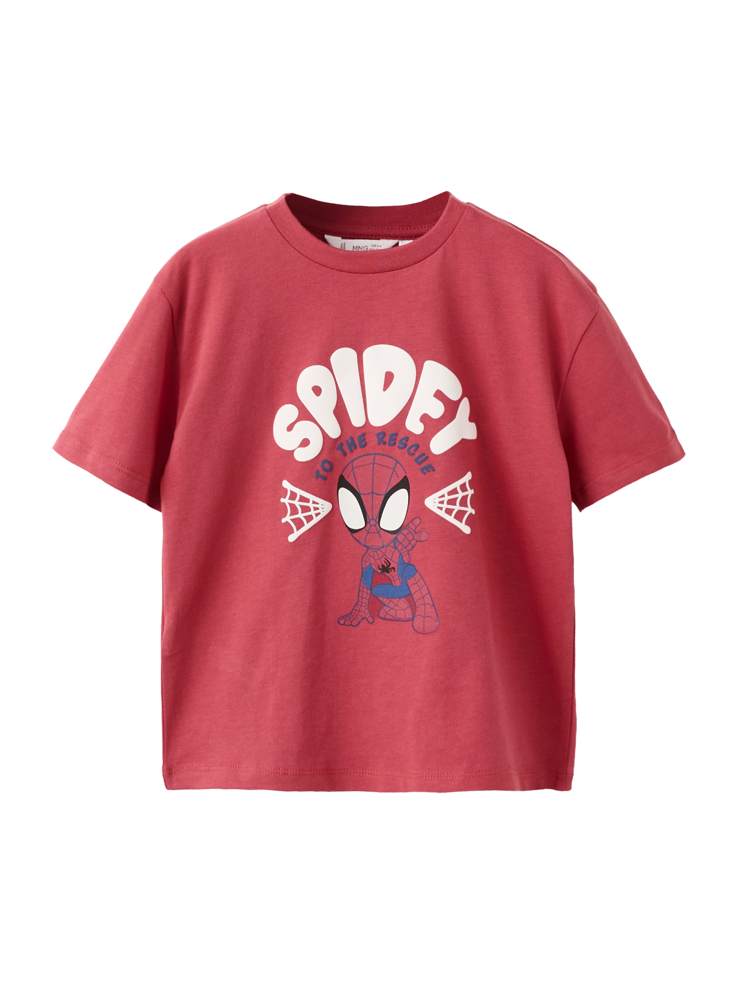 MANGO KIDS Tričko 'SPIDEY' – červená: přední strana