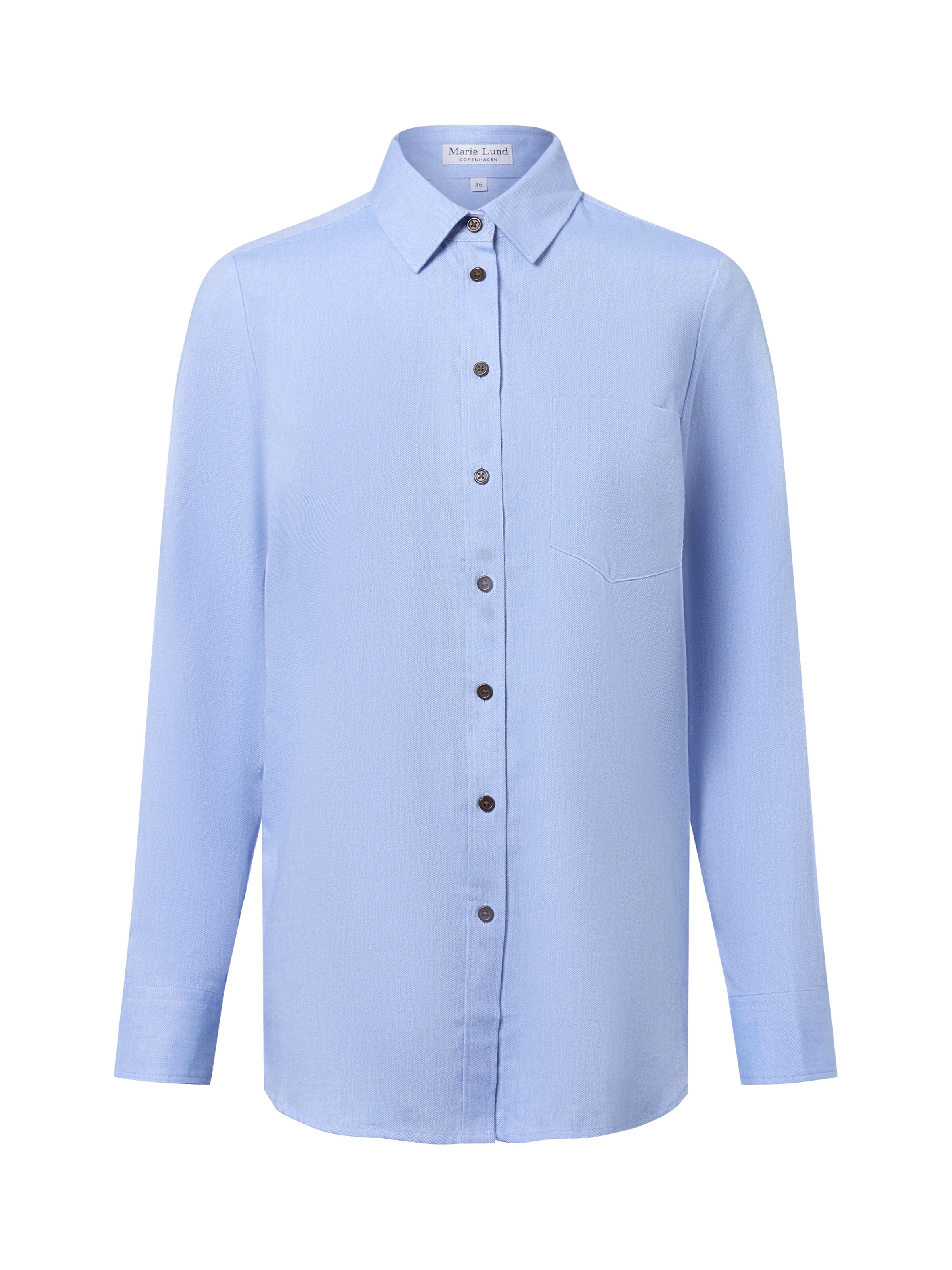 Marie Lund Blouse in Blue: front