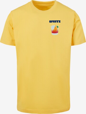MT Men Shirt 'Vintage Spritz' in Geel: voorkant