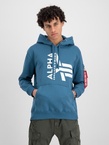 ALPHA INDUSTRIES Свитшот в Синий: спереди