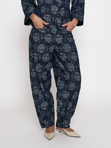 Tapered Pantaloni 'Heather' di minus in blu