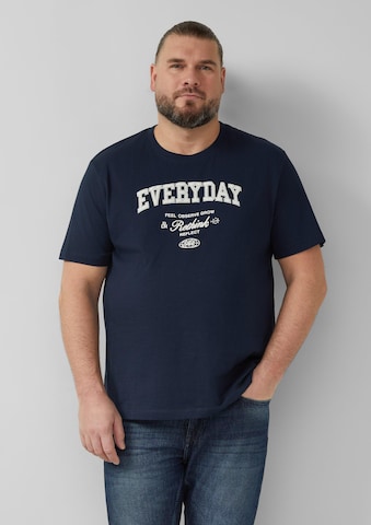 s.Oliver Shirt in Blauw: voorkant