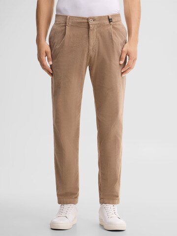 Loosefit Pantalon à pince STRELLSON en beige : devant