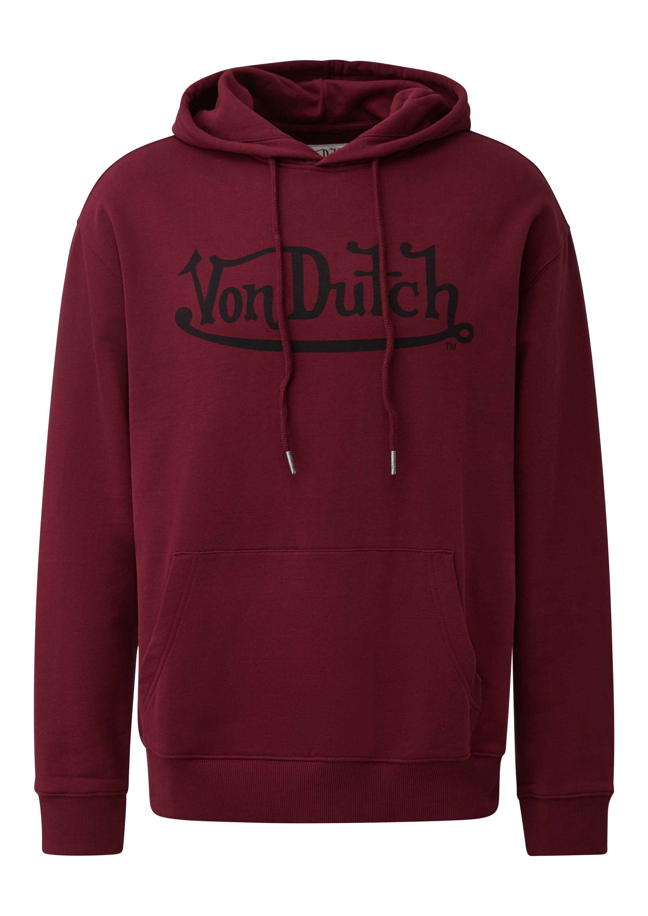 Sweat-shirt QS en rouge : devant