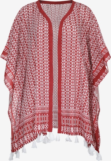 OLYMPIA Strandkleid in 36 in knallrot / weiß, Produktansicht