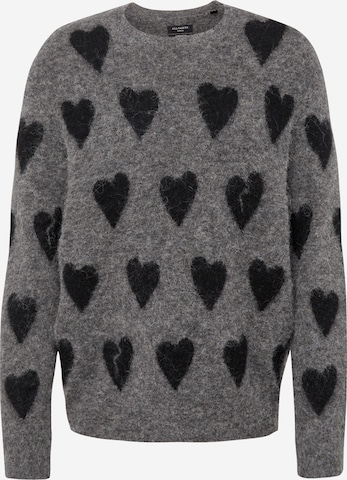 AllSaints Sweater 'AMORE' in Grey: front