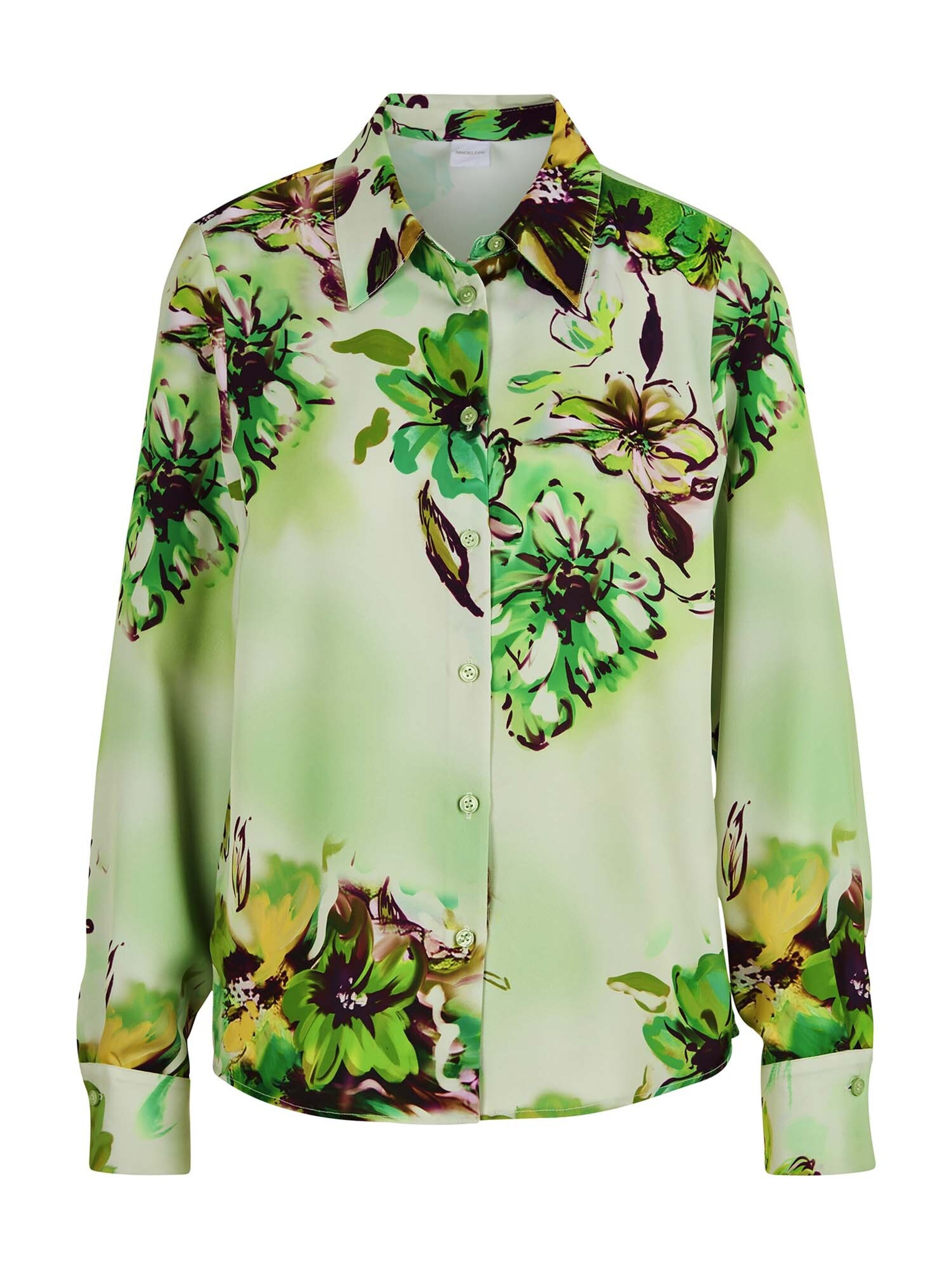 MADELEINE Bluse in Grün: Vorderseite