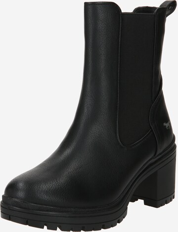 MUSTANG Ankle Boots in Black: front