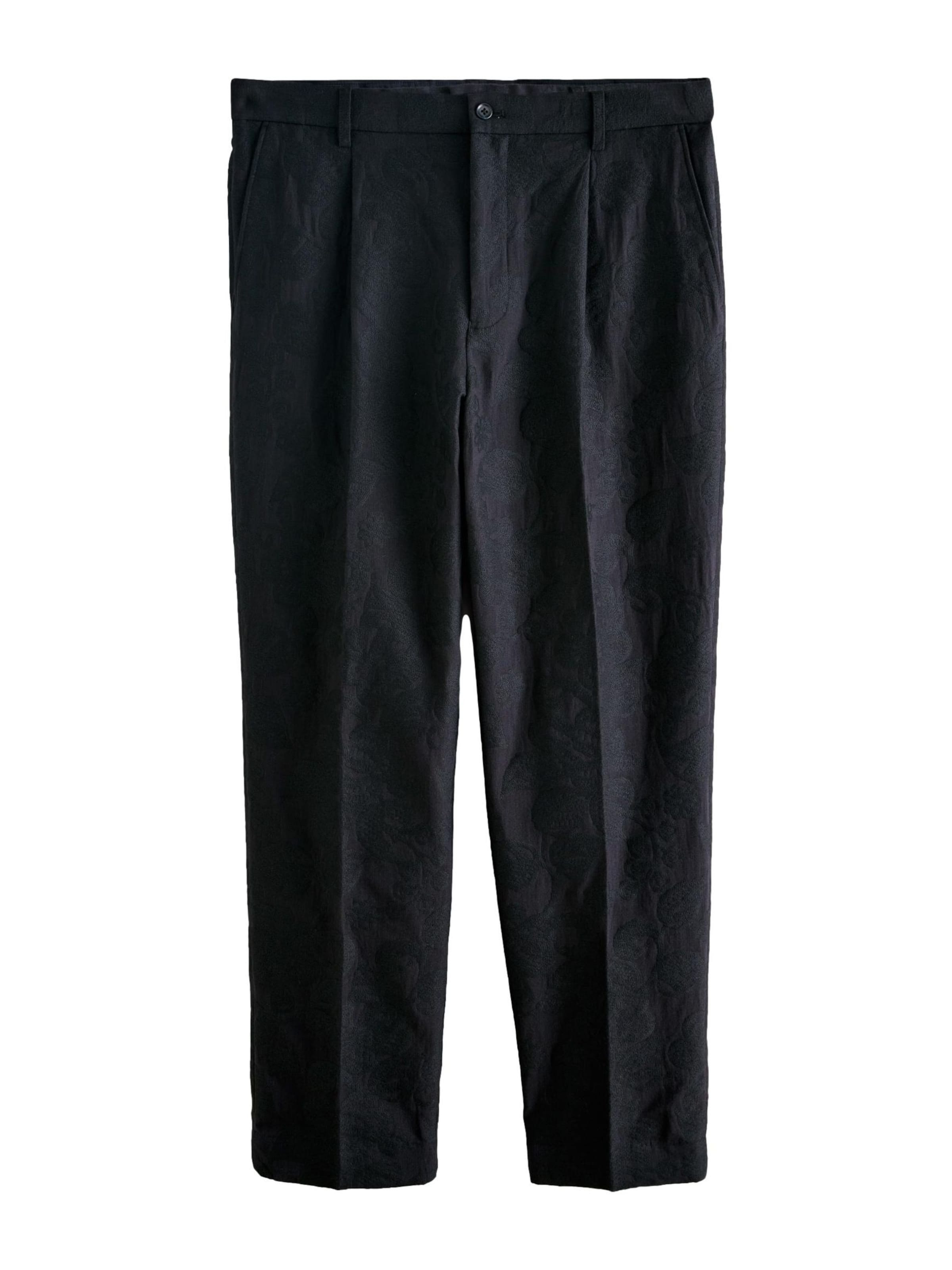 Next Pantalón de pinzas en 64-66 en negro, Vista del producto