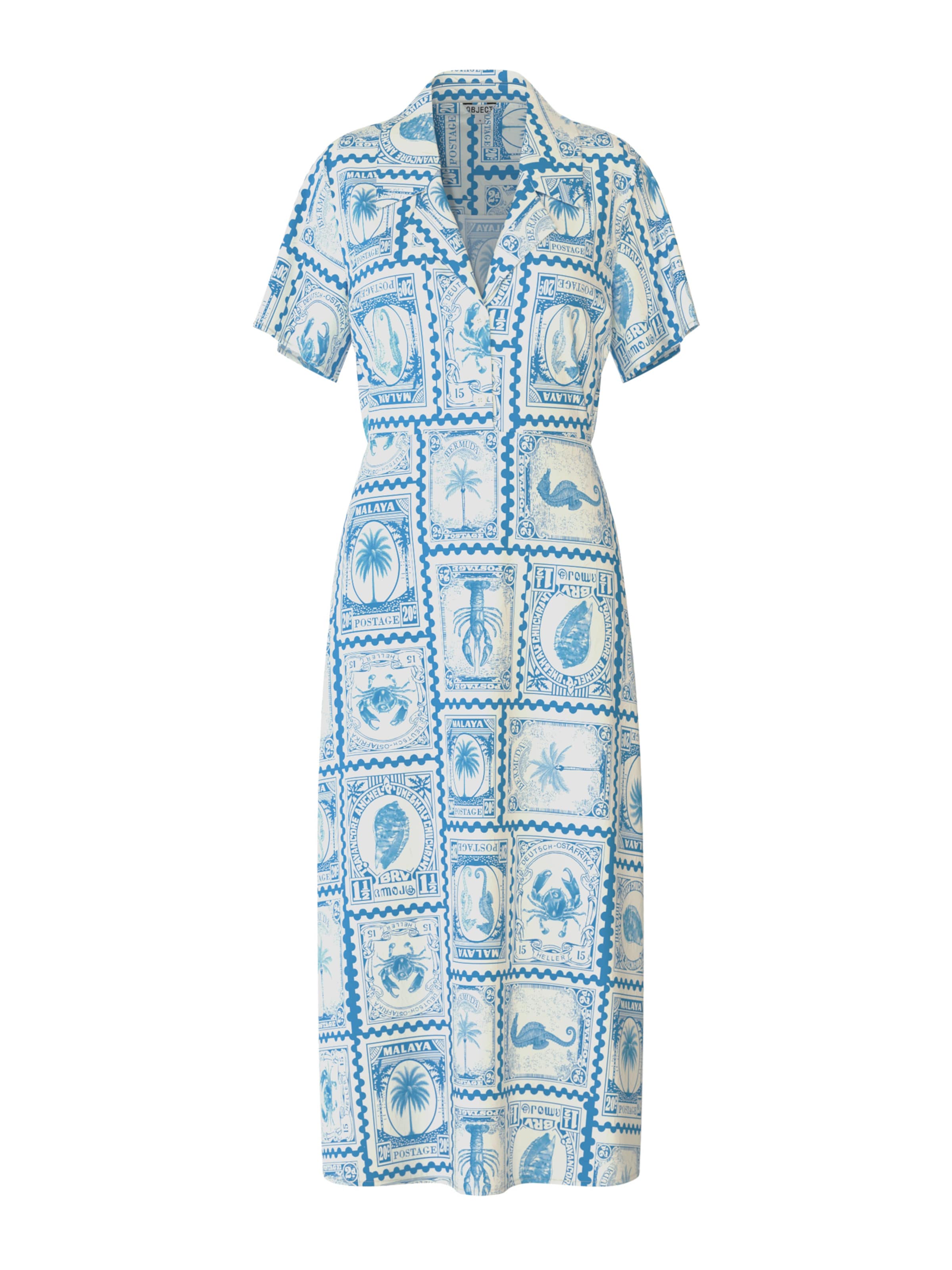 OBJECT Blusekjole 'OBJVIMA' i grå: forside