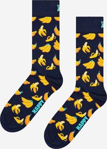 Happy Socks Socks 'Classic Banana' in Blue