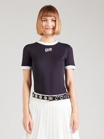 GUESS T-Shirt in Schwarz: Vorderseite